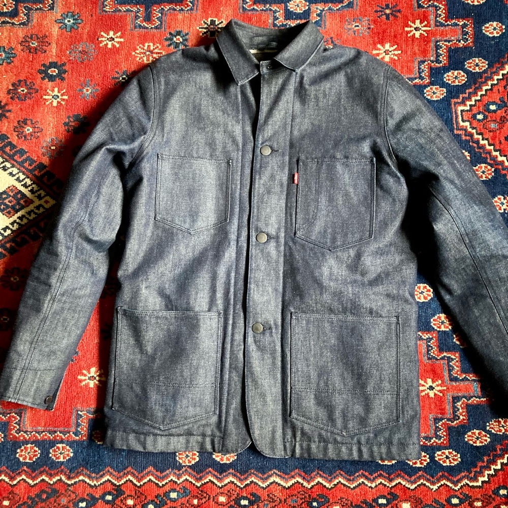 Levi’s heavy denim blanket-lined chore coat